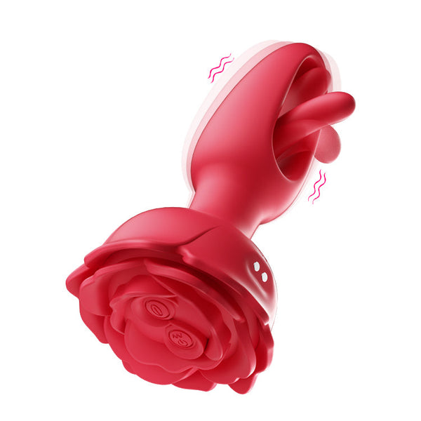 Plug Anal Rosa Vibratório e de Bater