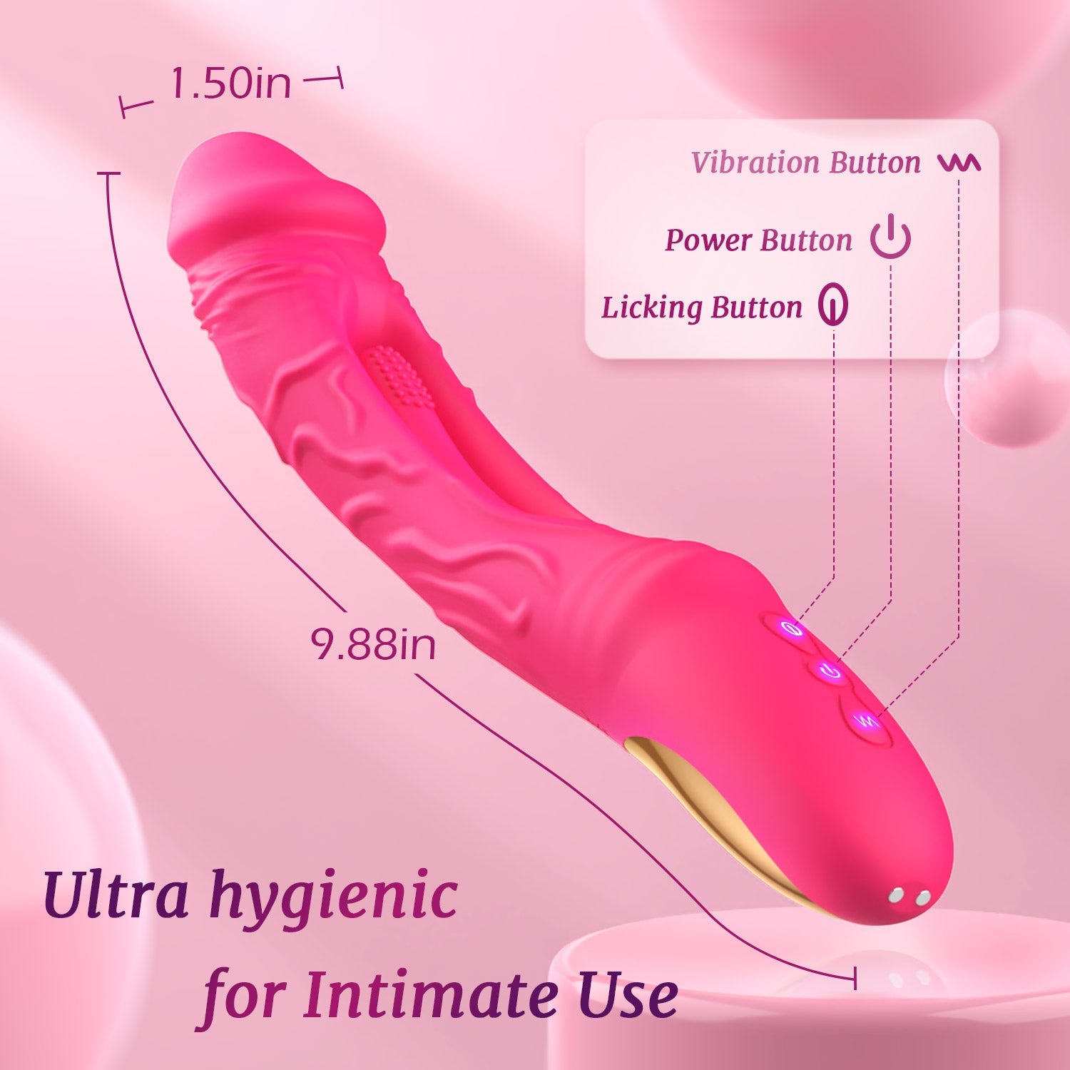 Vibrador de Dildo Oscilante