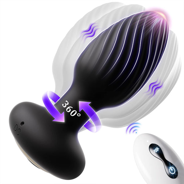 Plug Anal Rotativo com Padrão Vibratório