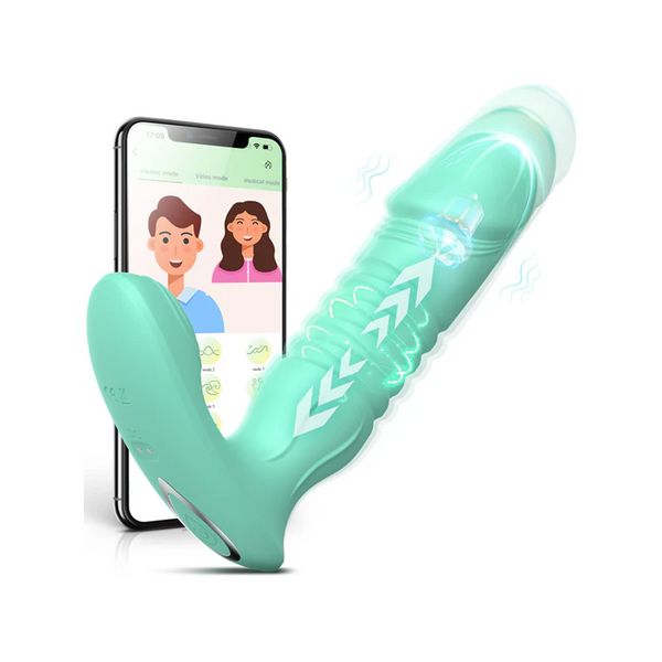 Vibrador de Ponto G com Funções de Impulso e Design Flexível