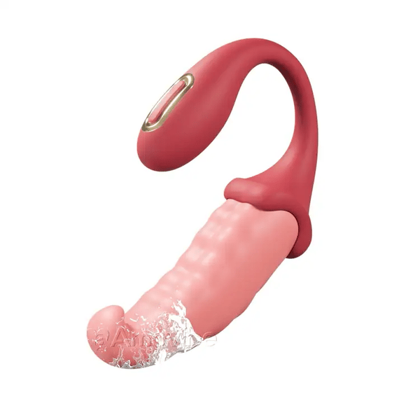 Vibrador para Ponto G Controlado por Aplicação: Pulsante para Ponto C, Silencioso