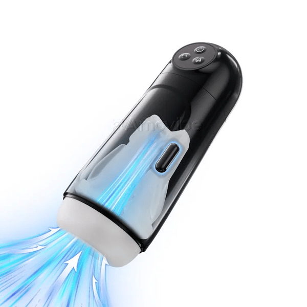 Masturbador Automático Masculino – 9 Padrões de Sucção + Vibração e Redemoinho