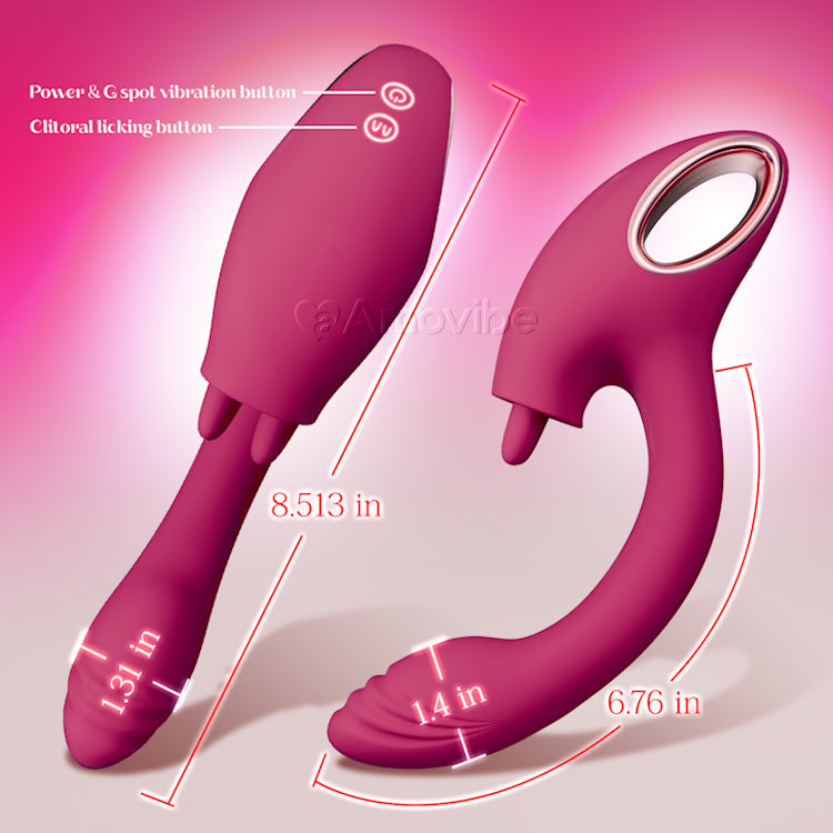 Vibrador para Ponto G com Função Dupla de Lamber