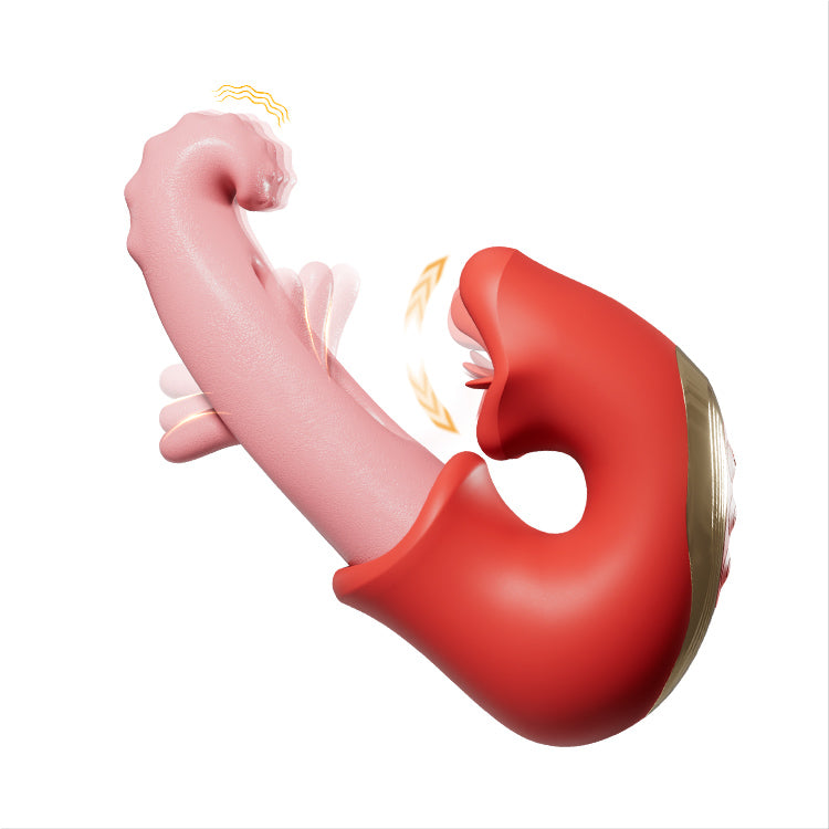Vibrador Clitoriano com Movimento de Bater – À Prova de Água com Modos de Lamber e Provocar