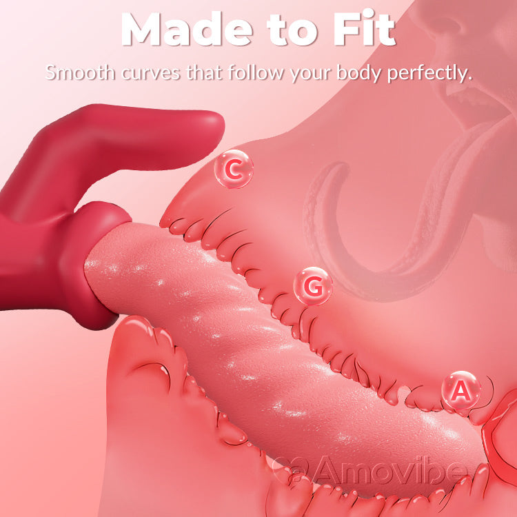 Vibrador Peristáltico de Empurrão – Torção, Estimulação Clitoriana, À Prova de Água