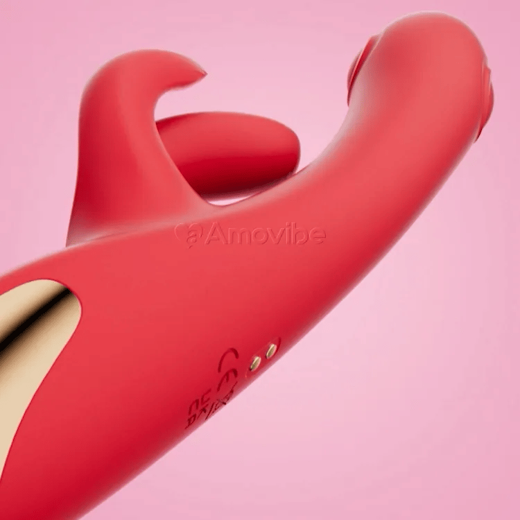 Vibrador de Estimulação do Ponto G com Massagem e Vibração para o Clitóris