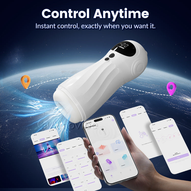 Masturbador Masculino Automático – Sucção e Vibração, Controlo por App