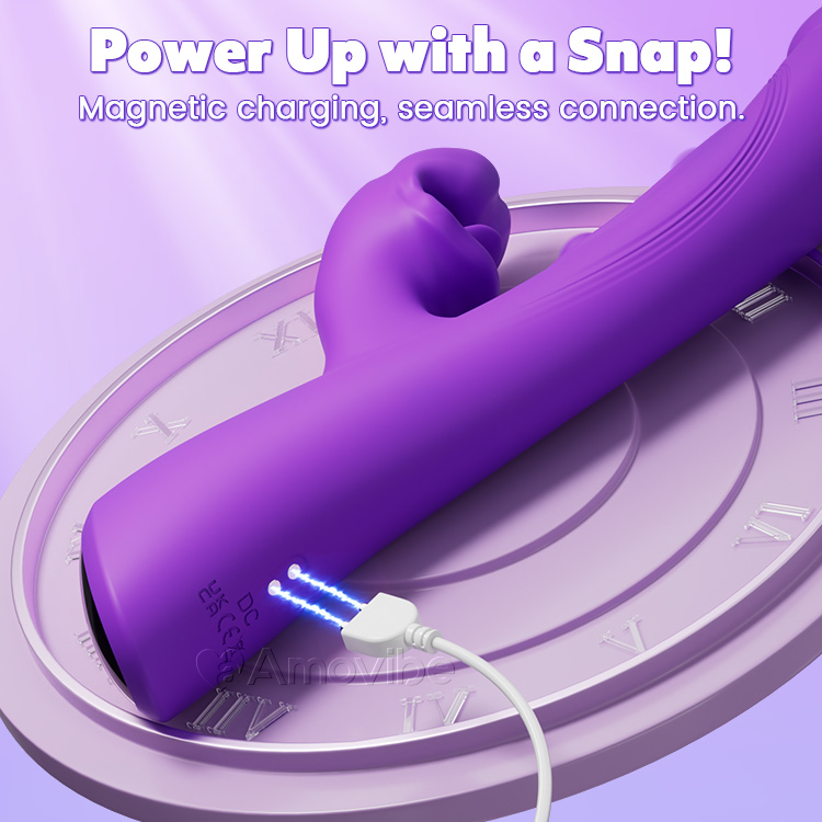 Vibrador Kissing & Triple-Tap – Estimulação do Clitóris e Ponto G