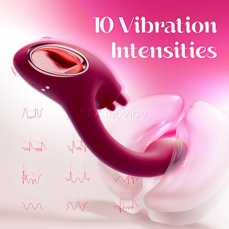 Vibrador para Ponto G com Função Dupla de Lamber