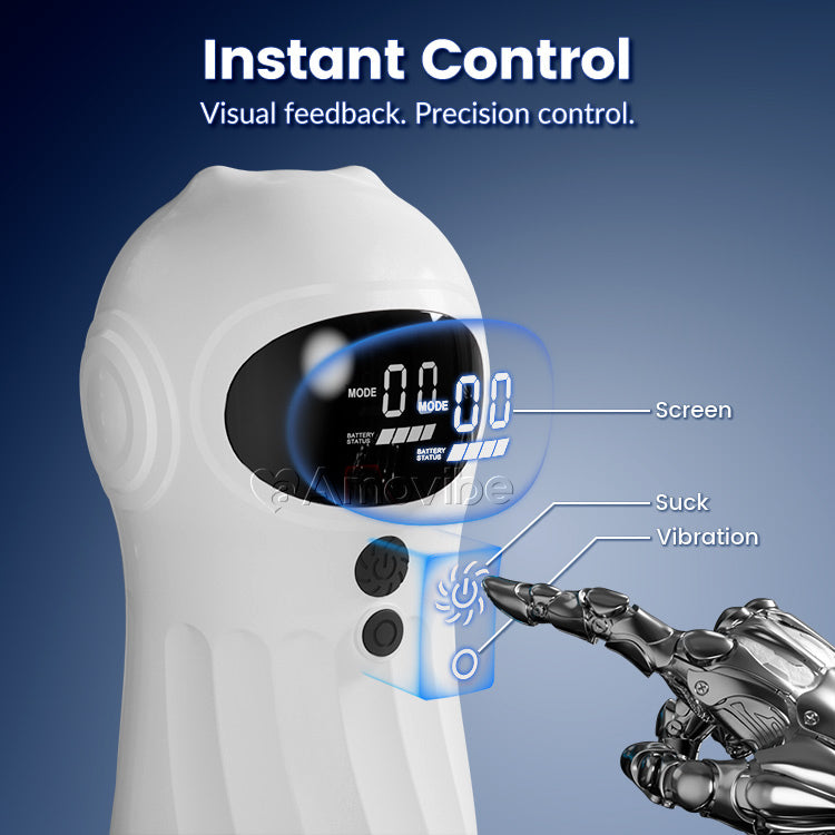 Masturbador Masculino Automático – Sucção e Vibração, Controlo por App