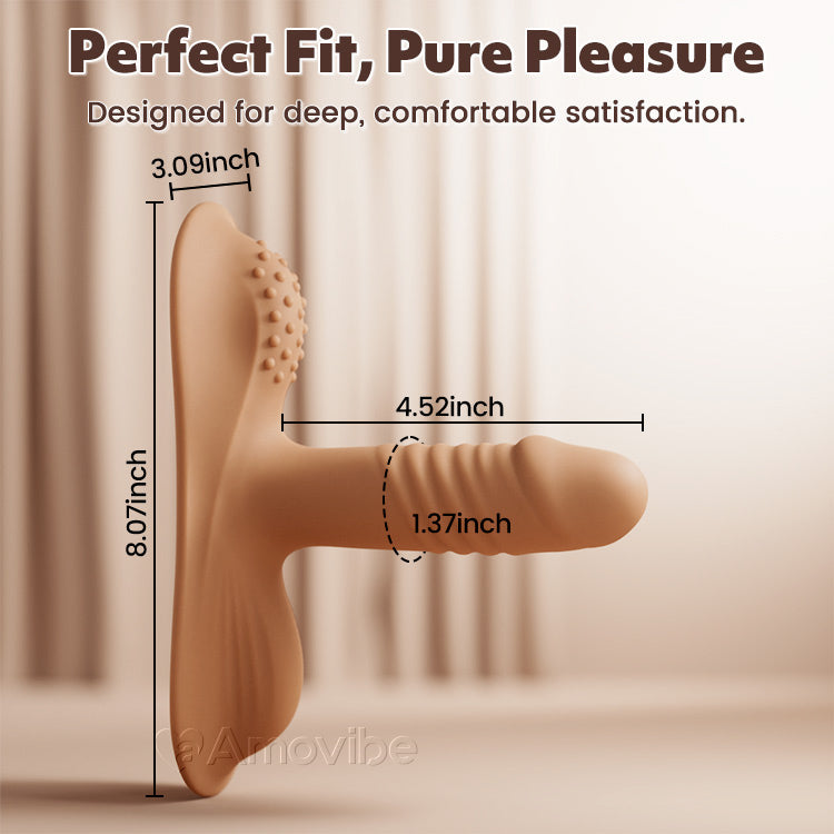 Vibrador para Ponto G e Anal para Mulheres – Brinquedo Potente para Montar em Jogos Íntimos