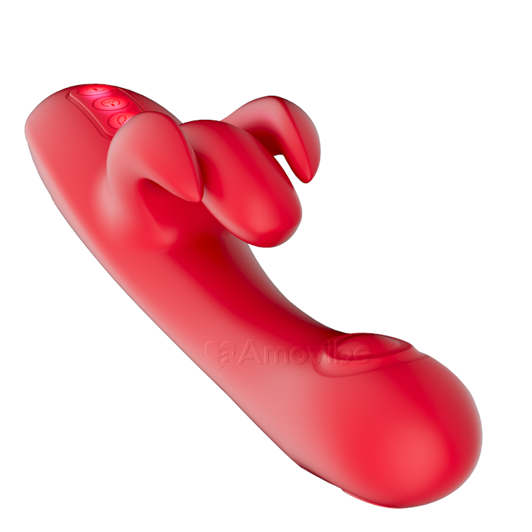 Vibrador de Estimulação do Ponto G com Massagem e Vibração para o Clitóris
