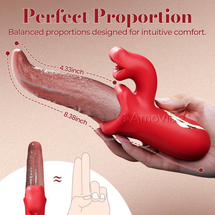 Vibrador de Língua Oscilante – Estimulação Provocante e Vibrante