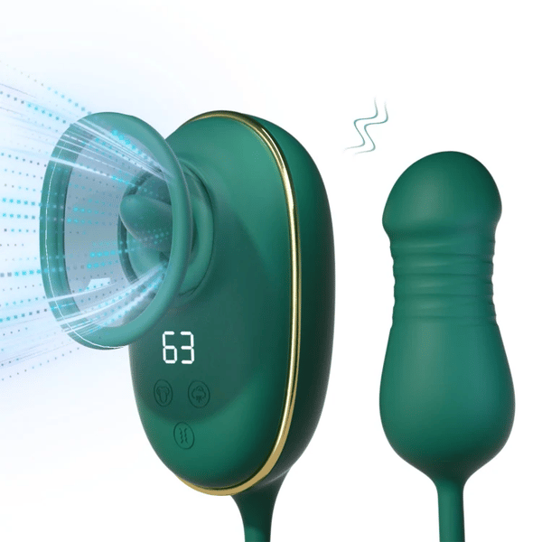 OpulaLuxe - Vibrador de sucção com língua vibratória e vibrador de impulso
